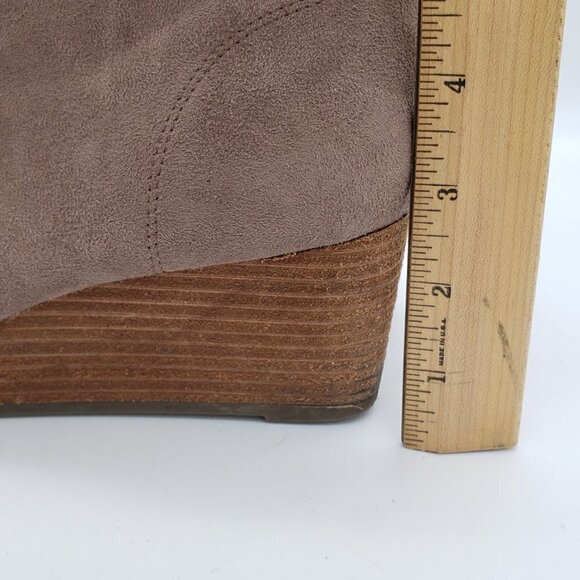 Dr. Scholl's Conquer Lace Up Wedge Bootie Taupe 9.5 M - Picture 11 of 11